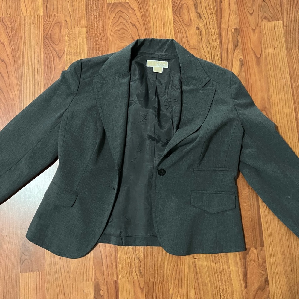 Dark Gray Michael Kors blazer size 10